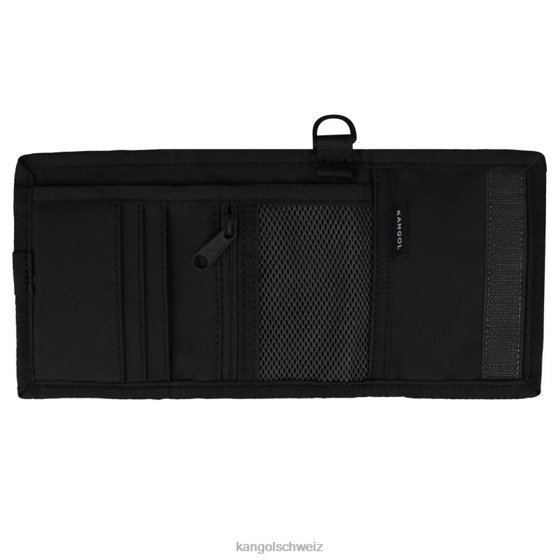 Leichtes Portemonnaie fürs Wochenende Kangol Zubehör XL4T01252 unisex Schwarz