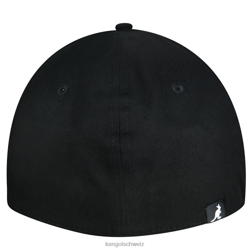 38-83 elastischer, taillierter Baseball Kangol Zubehör XL4T0364 unisex Schwarz