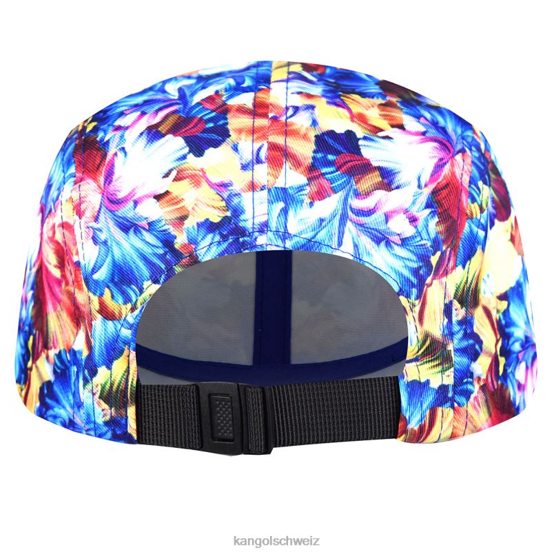 5-Panel-Kappe mit Blumenmuster Kangol Zubehör XL4T0288 unisex sternenklares blaues Blumenmuster