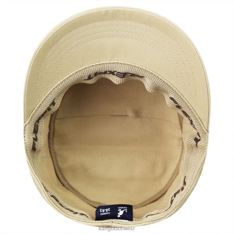 Army-Mütze aus Baumwolltwill Kangol Zubehör XL4T0258 unisex Beige