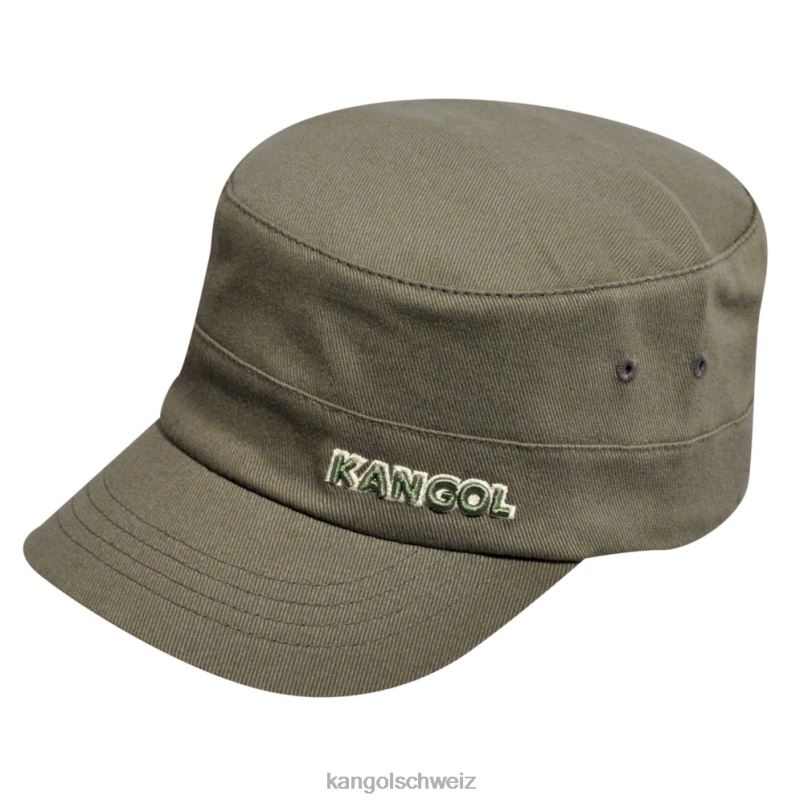 Army-Mütze aus Baumwolltwill Kangol Zubehör XL4T0261 unisex Grün