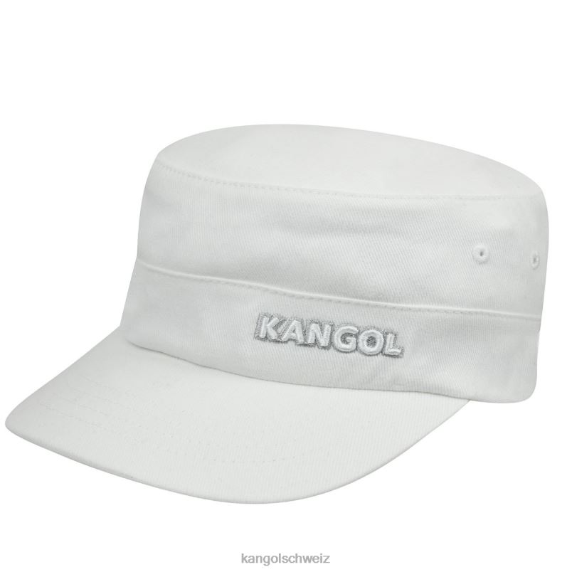 Army-Mütze aus Baumwolltwill Kangol Zubehör XL4T0266 unisex Weiss