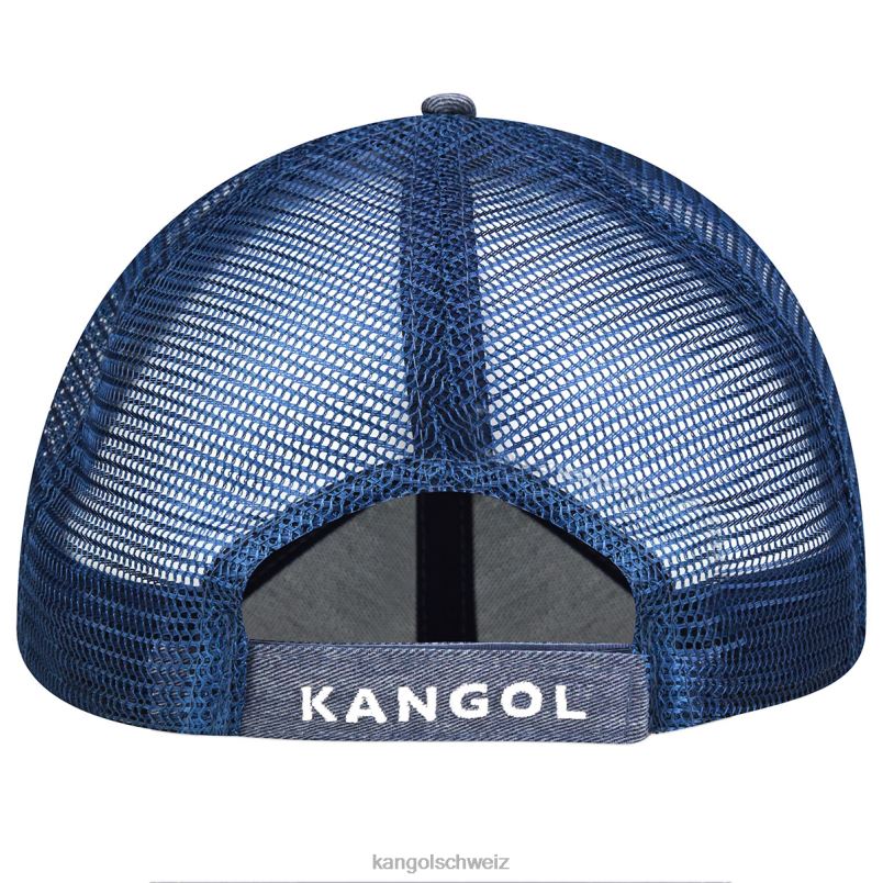Baseball-Baseball aus Baumwoll-Mesh in Distressed-Optik Kangol Zubehör XL4T0292 unisex Marine