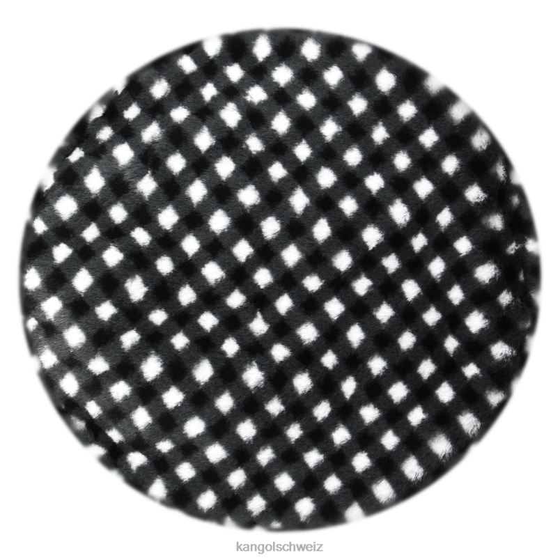 Baskenmütze aus Kunstfell Kangol Zubehör XL4T0407 unisex schwarzer Gingham