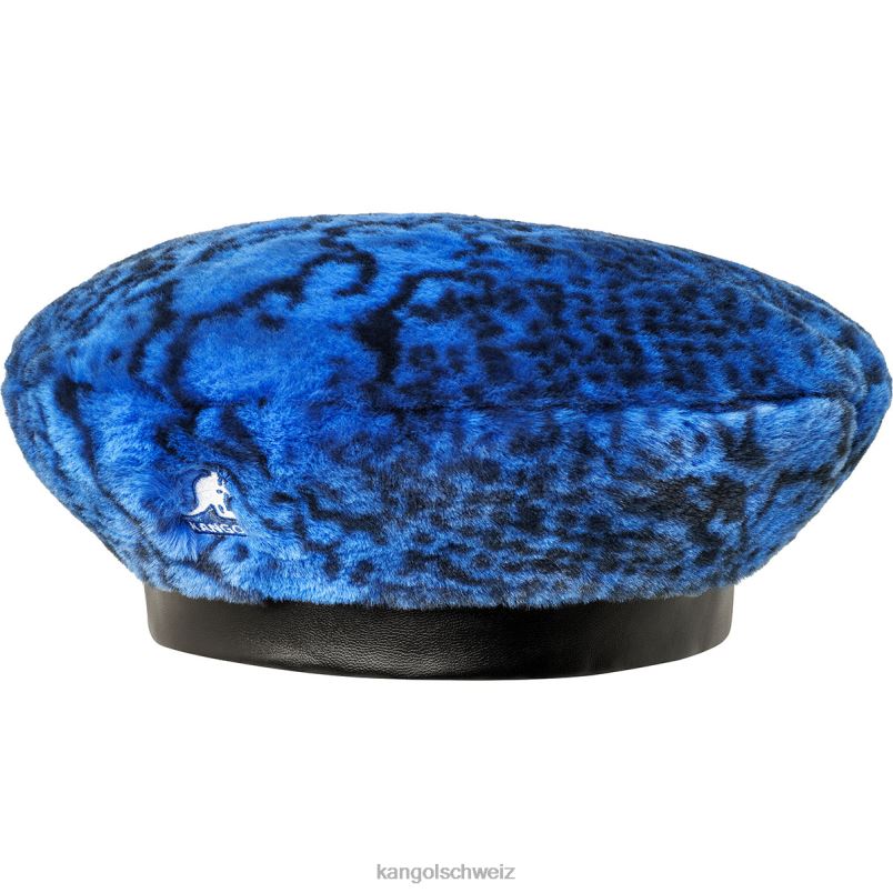 Baskenmütze aus Kunstfell Kangol Zubehör XL4T0408 unisex blaue Schlange