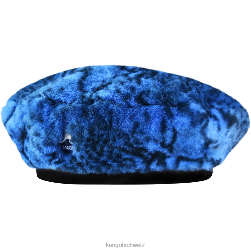Baskenmütze aus Kunstfell Kangol Zubehör XL4T0408 unisex blaue Schlange