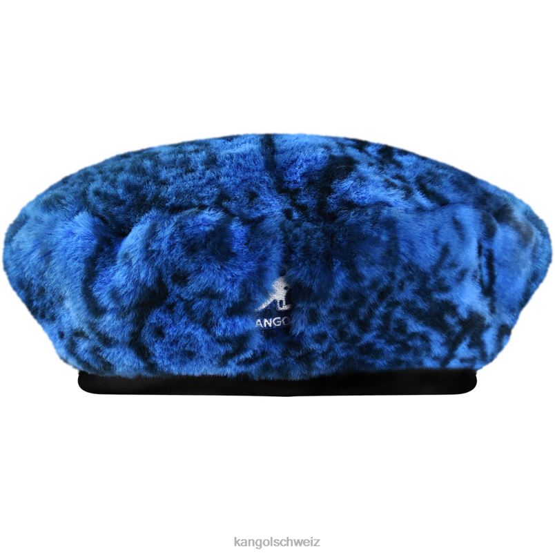 Baskenmütze aus Kunstfell Kangol Zubehör XL4T0408 unisex blaue Schlange
