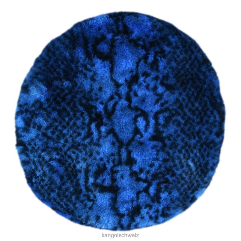Baskenmütze aus Kunstfell Kangol Zubehör XL4T0408 unisex blaue Schlange