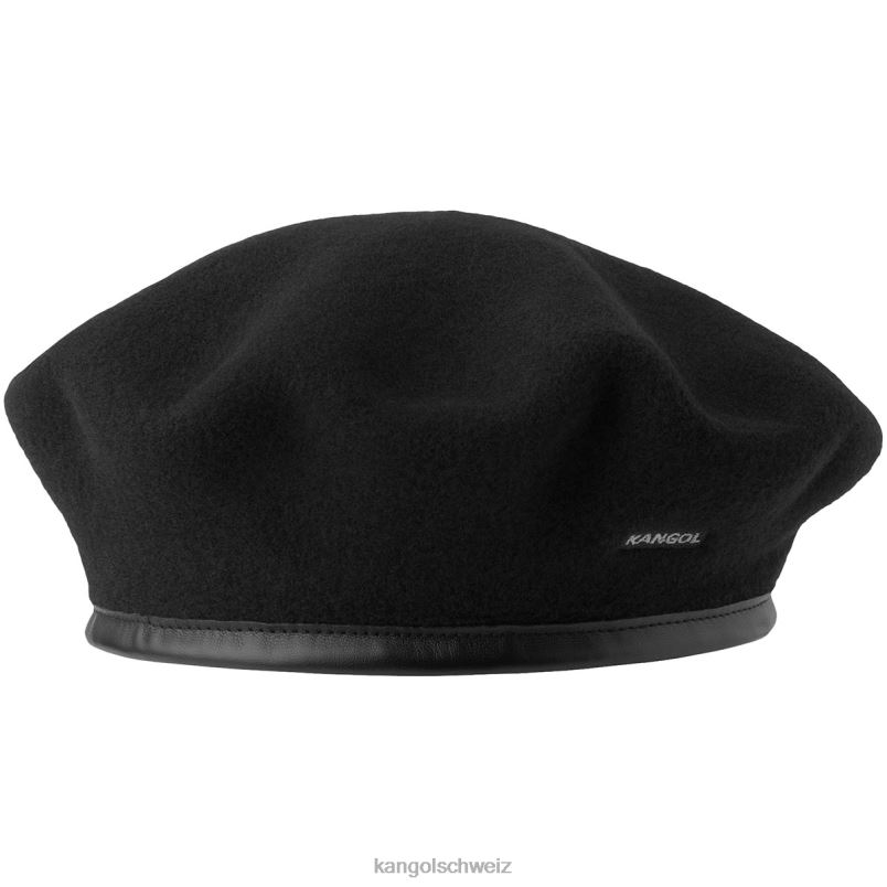 Baskenmütze aus Monty-Wolle Kangol Zubehör XL4T0430 unisex Schwarz