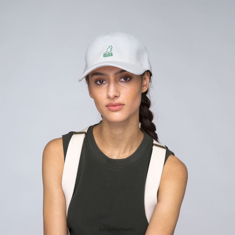 Bermuda elastische Raumkappe Kangol Zubehör XL4T0272 unisex Weiss