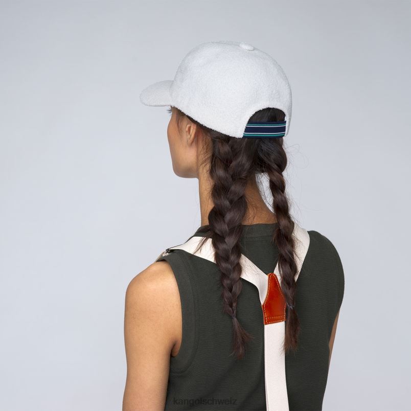 Bermuda elastische Raumkappe Kangol Zubehör XL4T0272 unisex Weiss