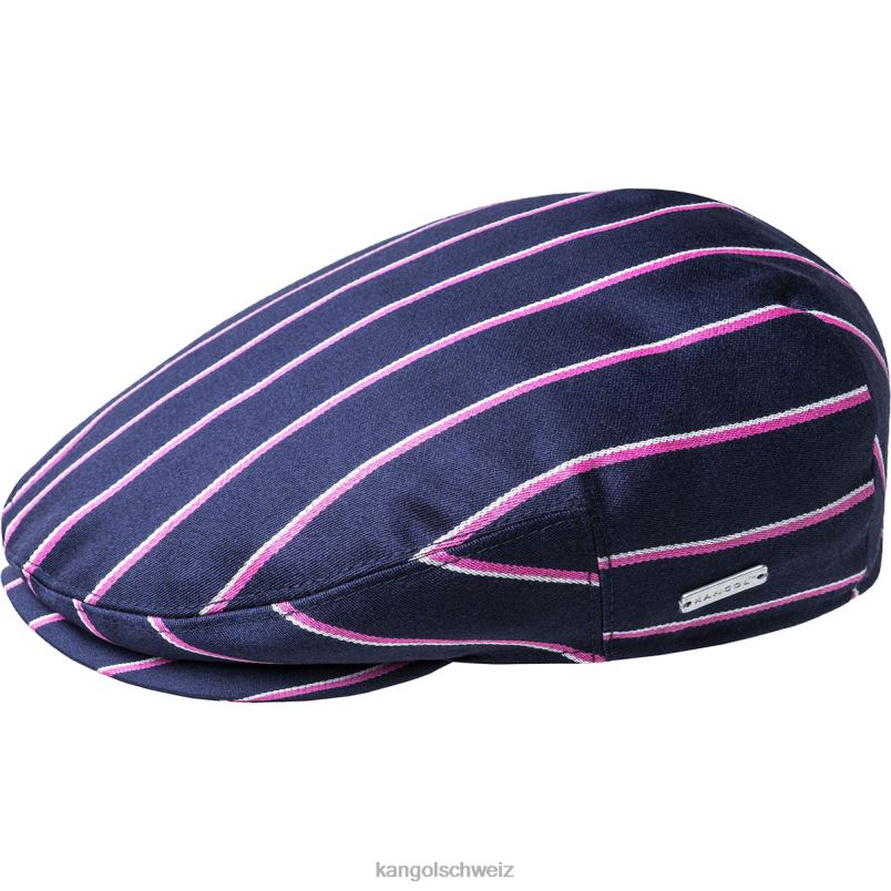 Britische Peebles Kangol Zubehör XL4T0768 unisex blauer Streifen