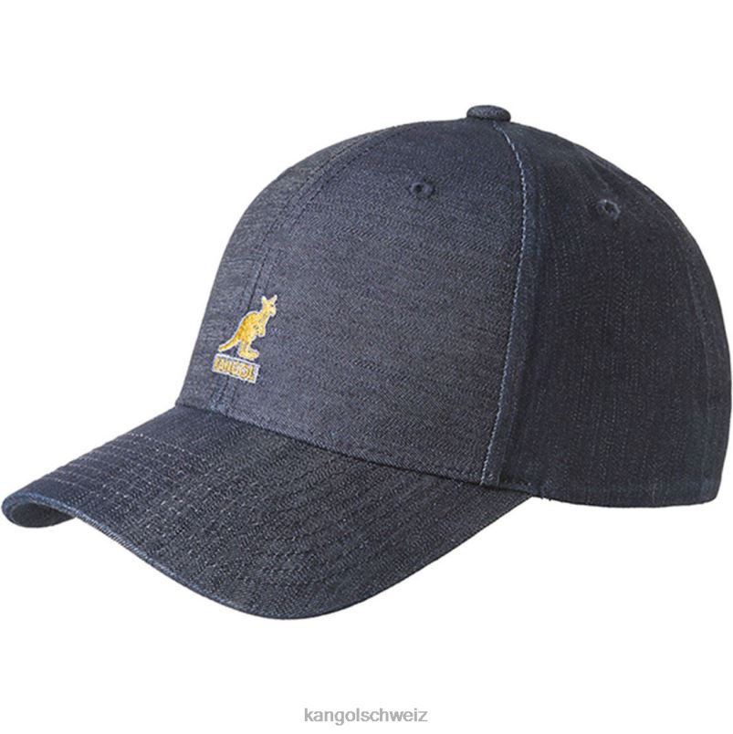 Denim-Baseballkappe Kangol Zubehör XL4T0335 unisex Indigo