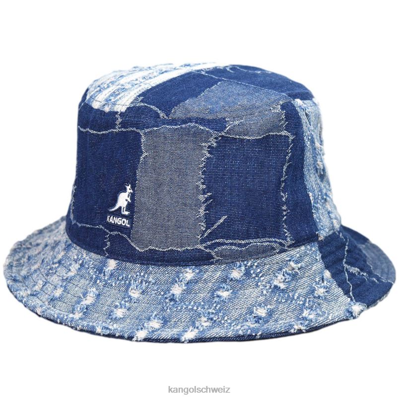 Denim-Mash-up-Eimer Kangol Zubehör XL4T0503 unisex mittelblau