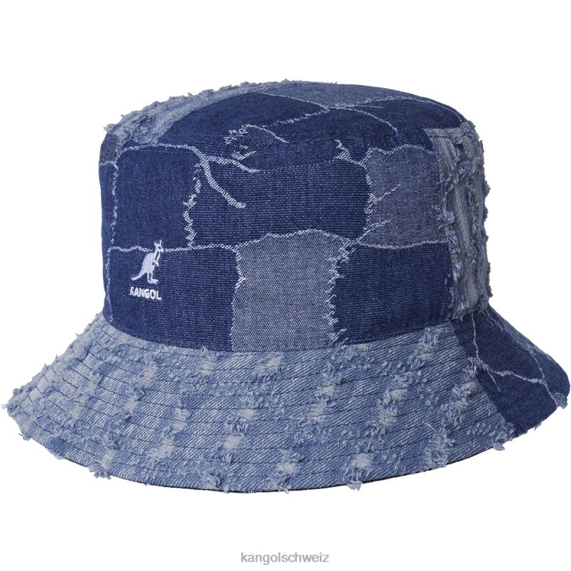 Denim-Mash-up-Eimer Kangol Zubehör XL4T0503 unisex mittelblau