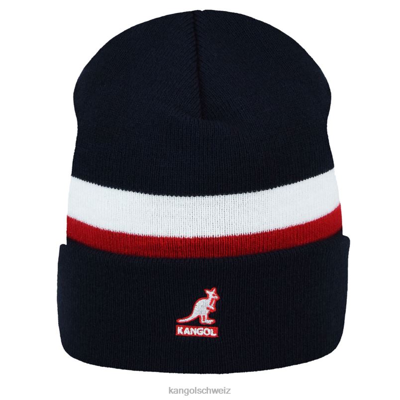 Doppelstreifen-Mütze Kangol Zubehör XL4T0821 unisex Marine