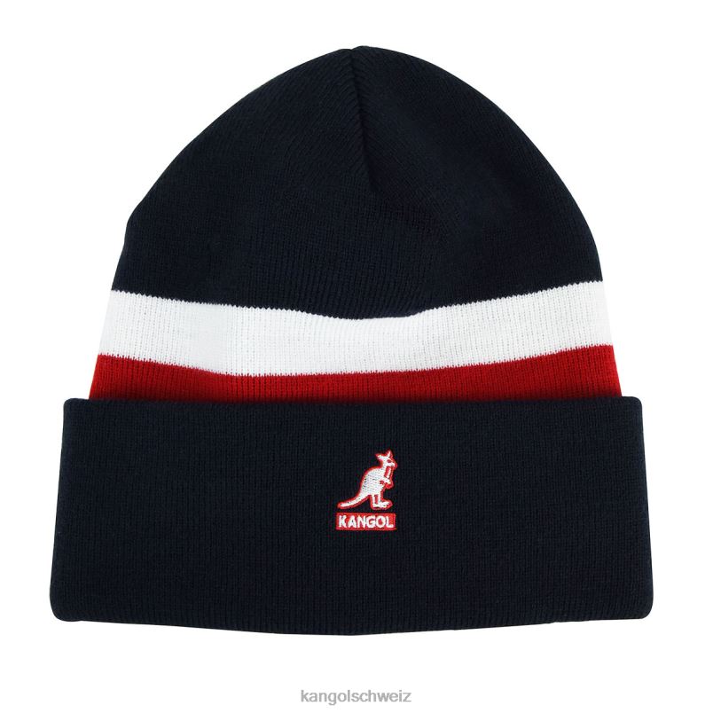 Doppelstreifen-Mütze Kangol Zubehör XL4T0821 unisex Marine