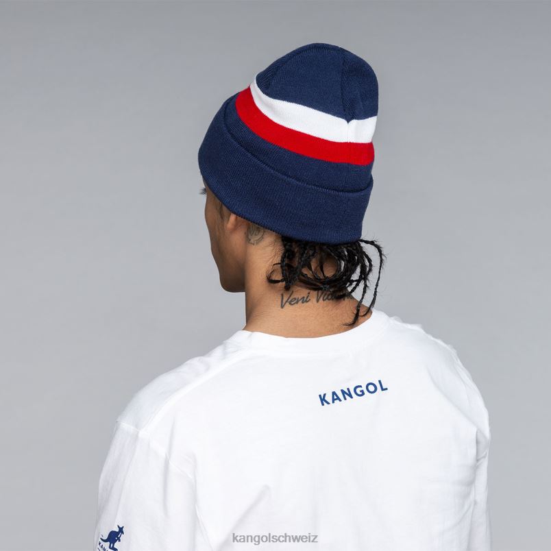 Doppelstreifen-Mütze Kangol Zubehör XL4T0821 unisex Marine