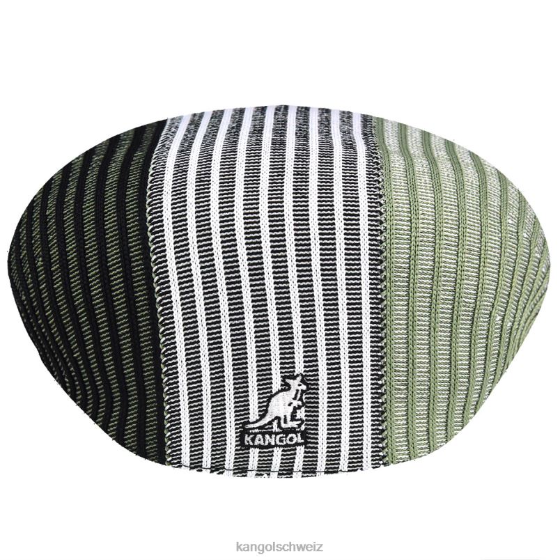 Dreifarbiger Rippstrick 504 Kangol Zubehör XL4T098 unisex schwarz-multi