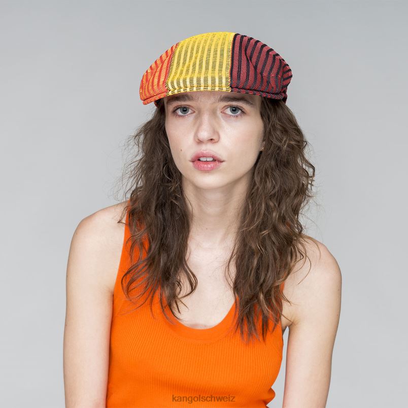 Dreifarbiger Rippstrick 504 Kangol Zubehör XL4T099 unisex tiefe Federn multi