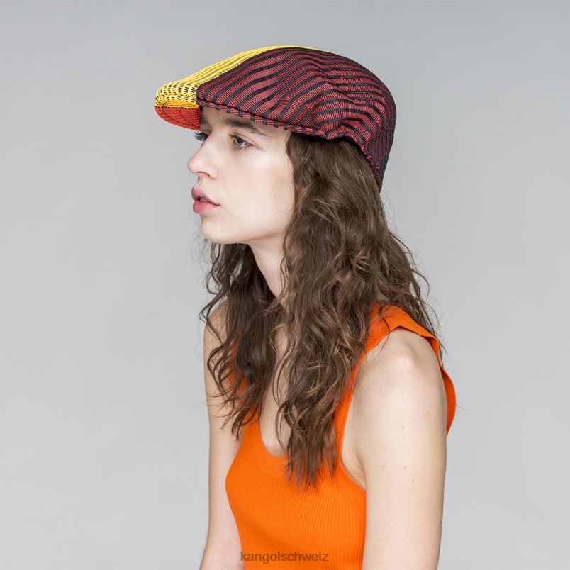 Dreifarbiger Rippstrick 504 Kangol Zubehör XL4T099 unisex tiefe Federn multi