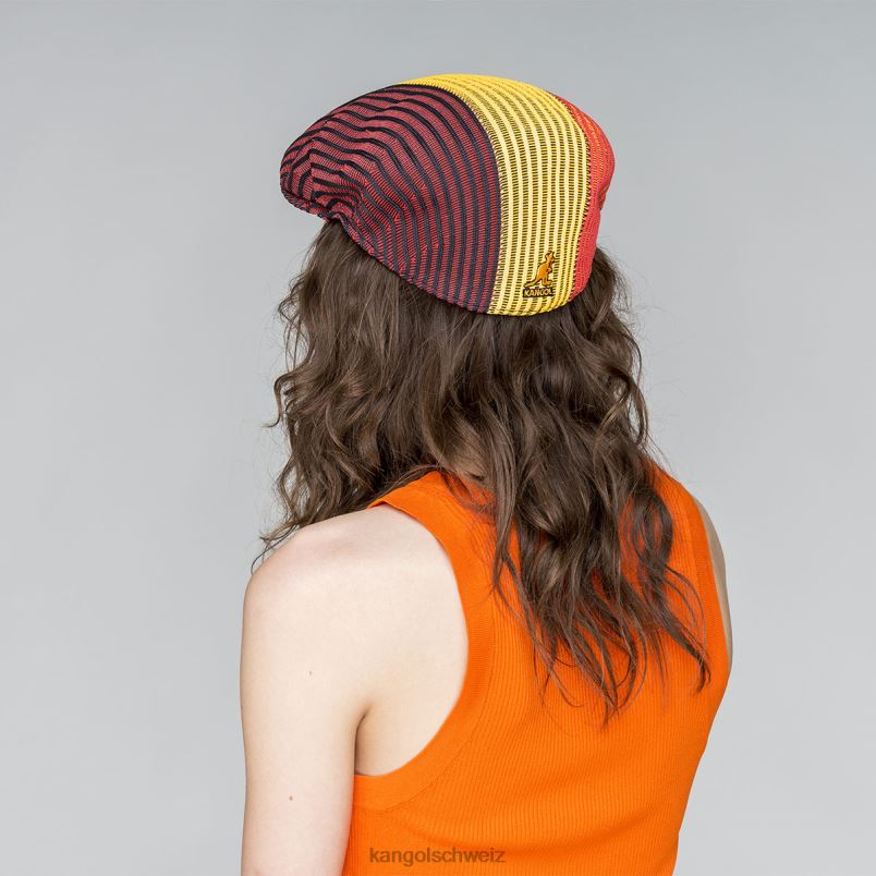 Dreifarbiger Rippstrick 504 Kangol Zubehör XL4T099 unisex tiefe Federn multi