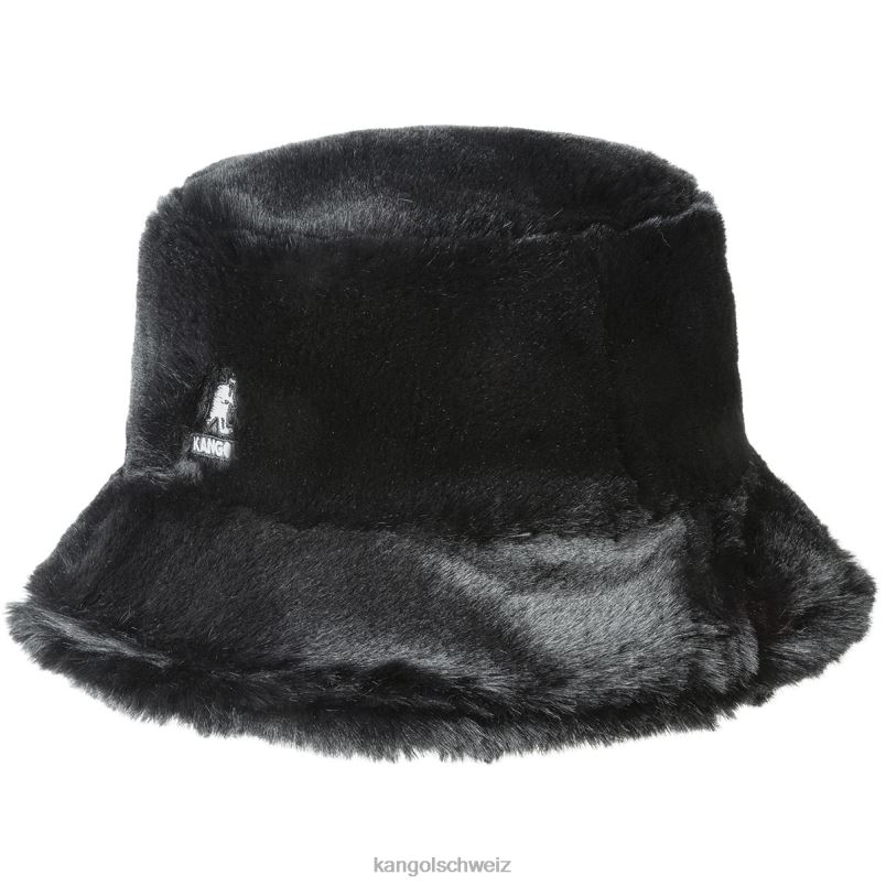 Eimer aus Kunstfell Kangol Zubehör XL4T0706 unisex tiefes Schwarz