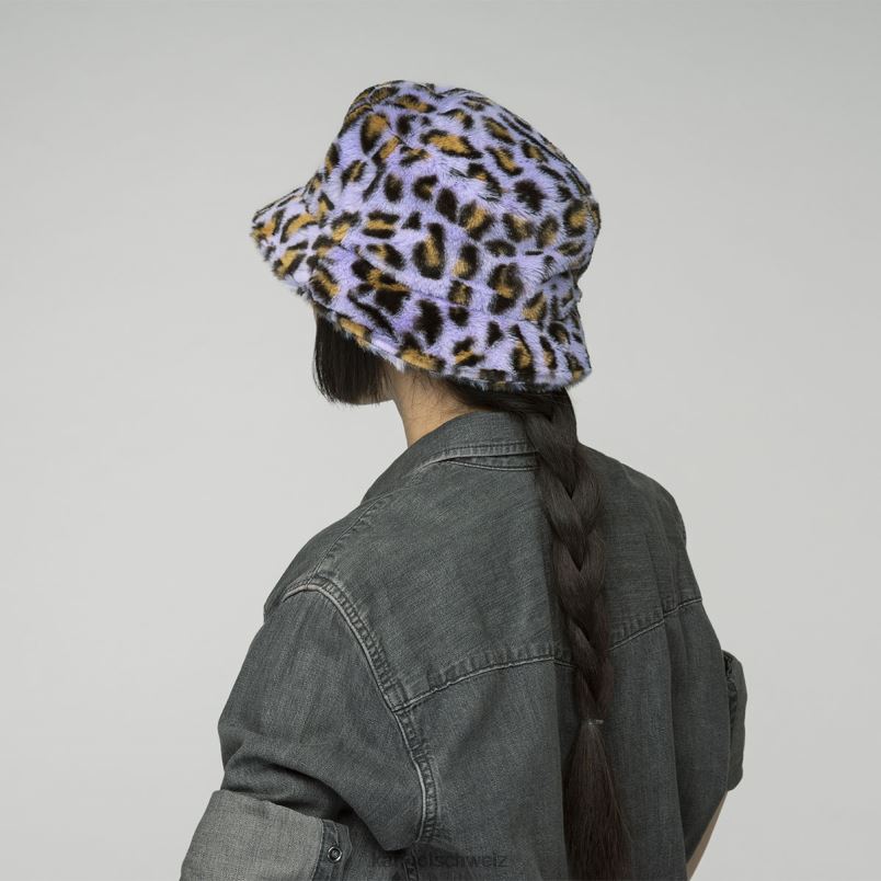 Eimer aus Kunstfell Kangol Zubehör XL4T0708 unisex Lavendelleopard