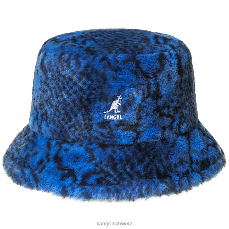 Eimer aus Kunstfell Kangol Zubehör XL4T0711 unisex blaue Schlange