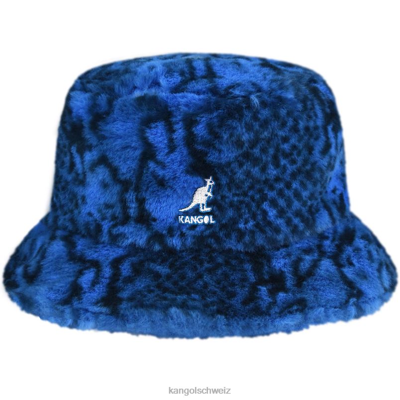 Eimer aus Kunstfell Kangol Zubehör XL4T0711 unisex blaue Schlange