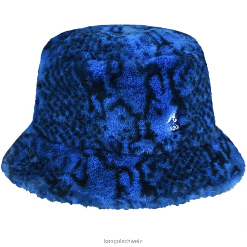 Eimer aus Kunstfell Kangol Zubehör XL4T0711 unisex blaue Schlange