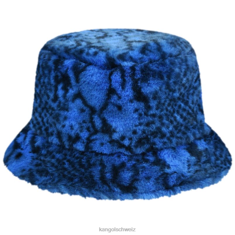 Eimer aus Kunstfell Kangol Zubehör XL4T0711 unisex blaue Schlange