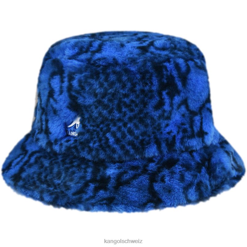 Eimer aus Kunstfell Kangol Zubehör XL4T0711 unisex blaue Schlange