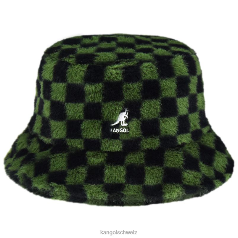 Eimer aus Kunstfell Kangol Zubehör XL4T0712 unisex Olivenkaro