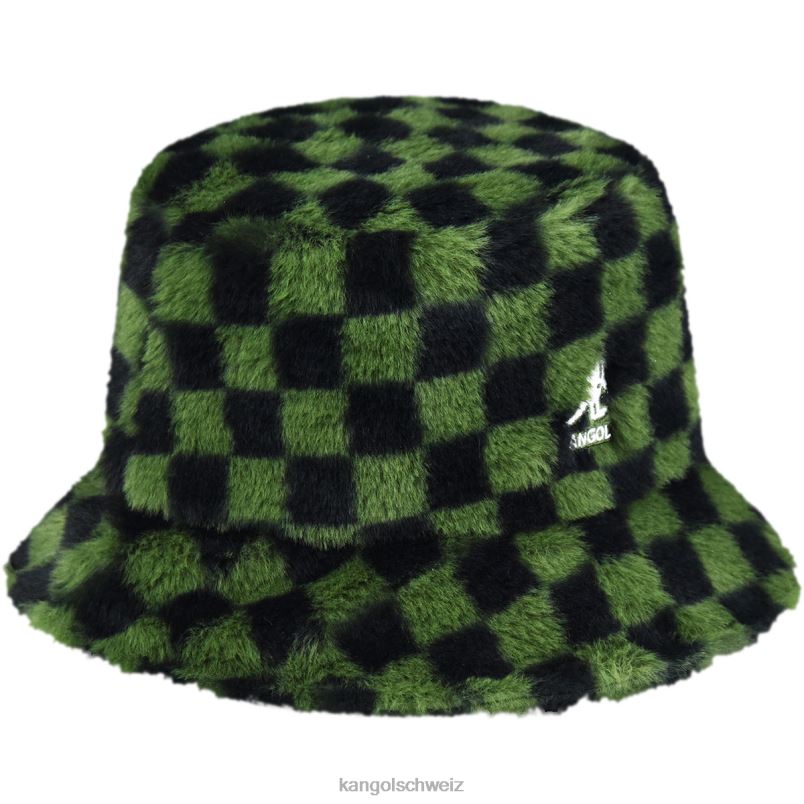 Eimer aus Kunstfell Kangol Zubehör XL4T0712 unisex Olivenkaro