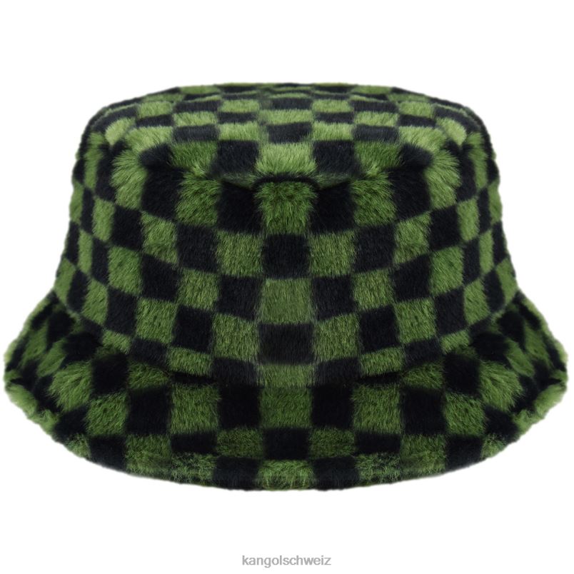Eimer aus Kunstfell Kangol Zubehör XL4T0712 unisex Olivenkaro