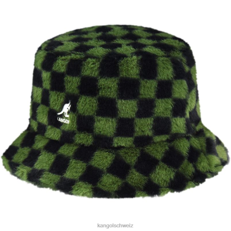 Eimer aus Kunstfell Kangol Zubehör XL4T0712 unisex Olivenkaro