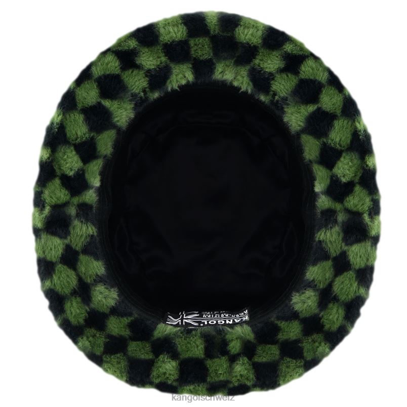 Eimer aus Kunstfell Kangol Zubehör XL4T0712 unisex Olivenkaro