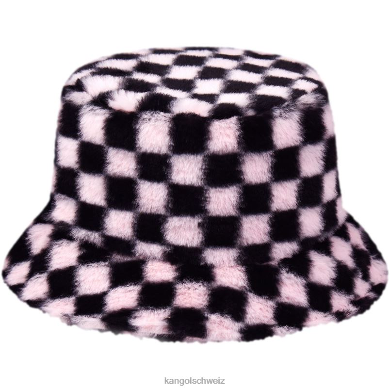 Eimer aus Kunstfell Kangol Zubehör XL4T0713 unisex Pepto-Check