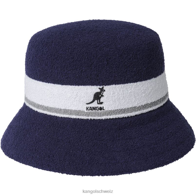 Eimer mit Bermuda-Streifen Kangol Zubehör XL4T0644 unisex Marine
