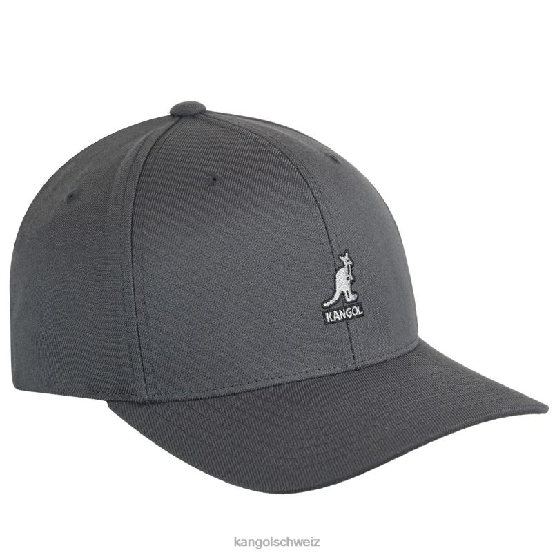 Flexfit-Baseball aus Wolle Kangol Zubehör XL4T0317 unisex dunkler Flanell