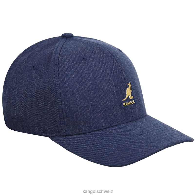 Flexfit-Baseball aus Wolle Kangol Zubehör XL4T0318 unisex Denim