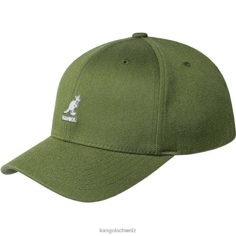 Flexfit-Baseball aus Wolle Kangol Zubehör XL4T0321 unisex Olive