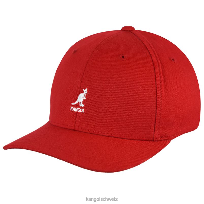 Flexfit-Baseball aus Wolle Kangol Zubehör XL4T0322 unisex Rojo