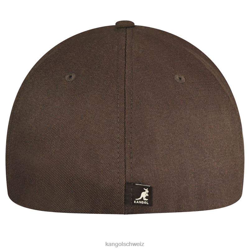 Flexfit-Baseball aus Wolle Kangol Zubehör XL4T0328 unisex torfbraun