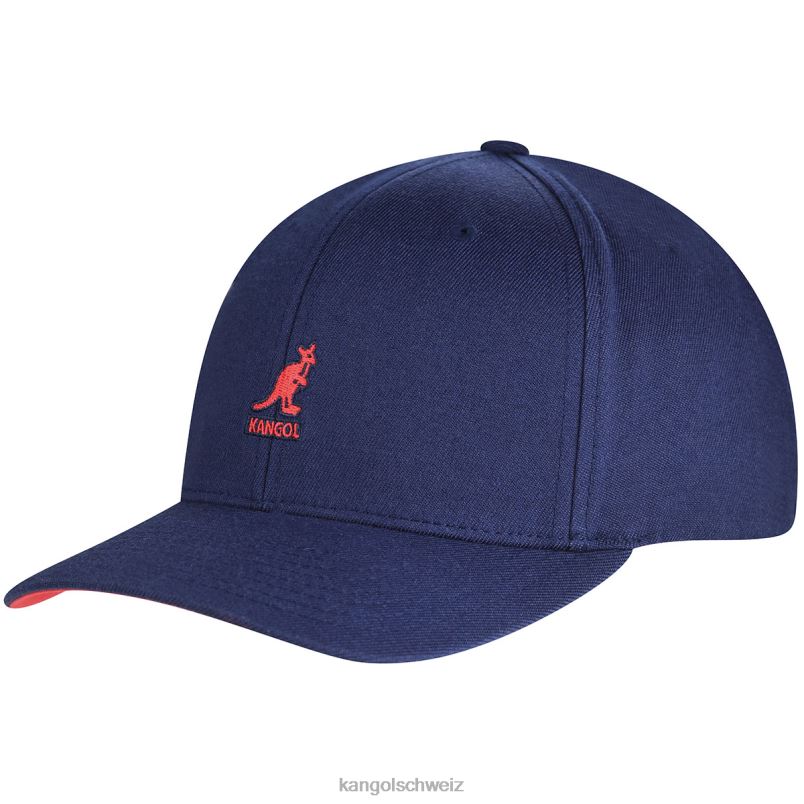 Flexfit-Baseball aus Wolle Kangol Zubehör XL4T0329 unisex dort drüben blau