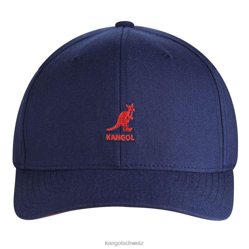 Flexfit-Baseball aus Wolle Kangol Zubehör XL4T0329 unisex dort drüben blau