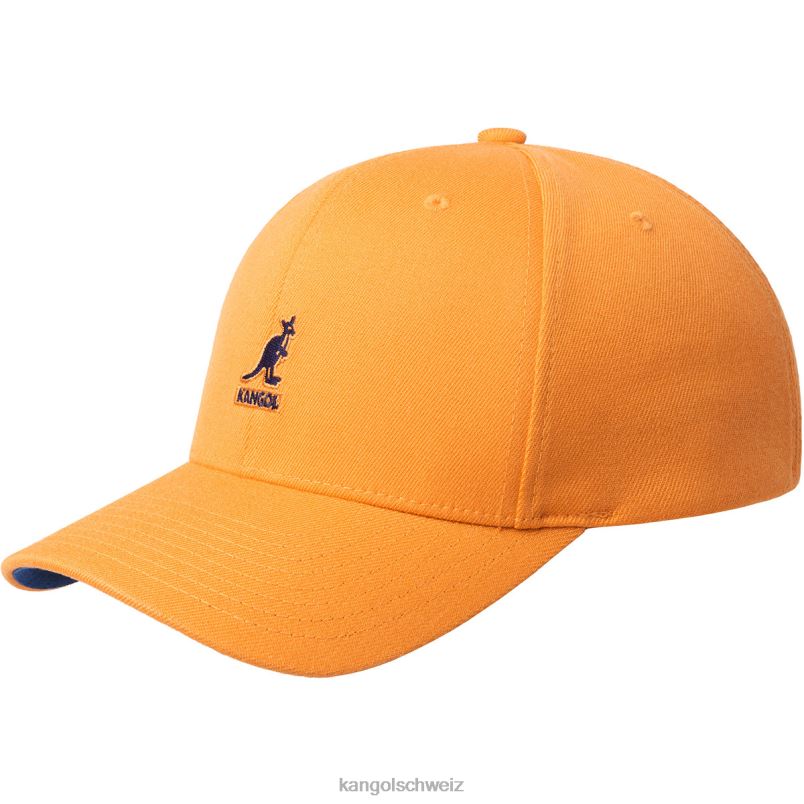 Flexfit-Baseball aus Wolle Kangol Zubehör XL4T0330 unisex Aprikosenorange