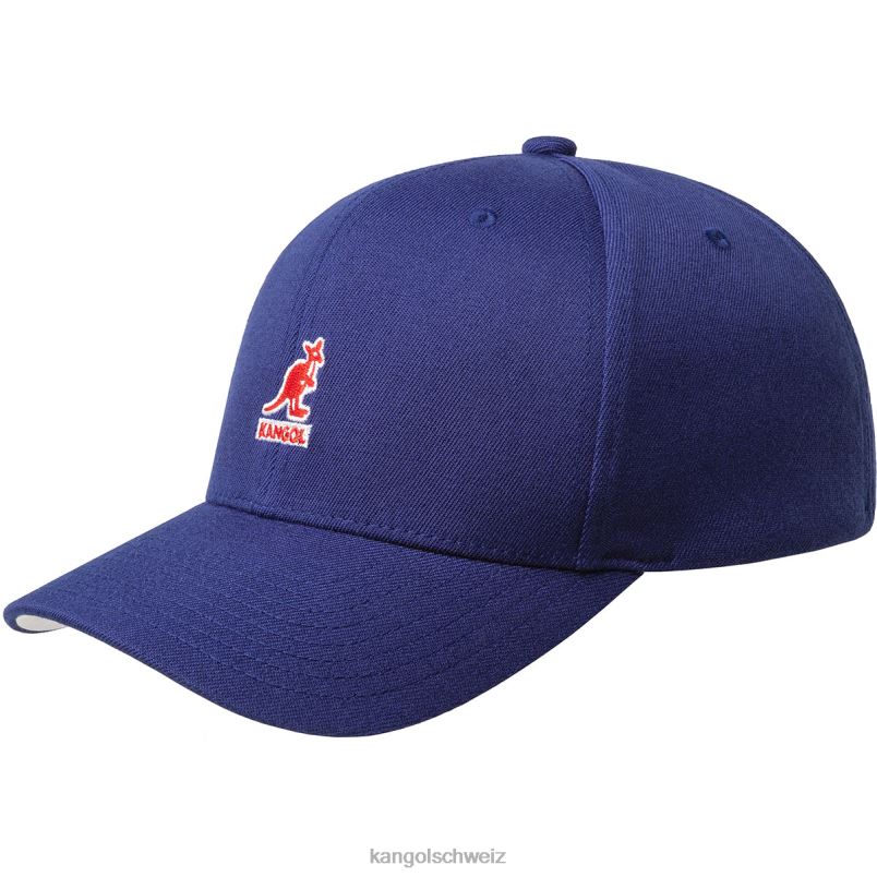 Flexfit-Baseball aus Wolle Kangol Zubehör XL4T0331 unisex Pariser Blau