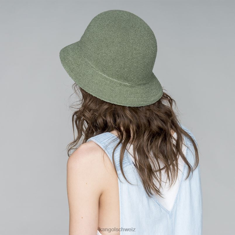 Flip it wendbar, lässig Kangol Zubehör XL4T0507 unisex Ölgrün/warmes Apricot